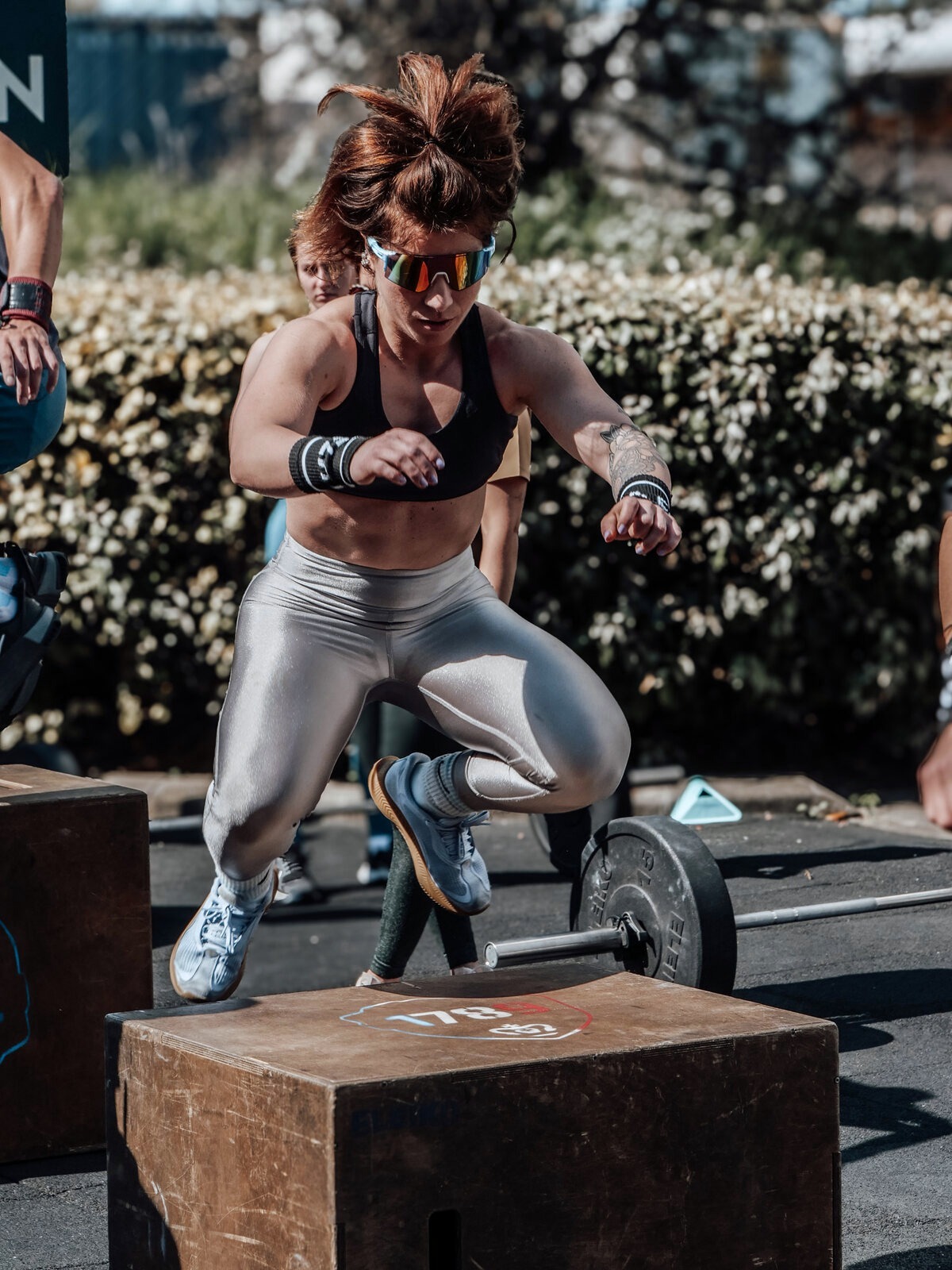 Box jump en compétition Fitness Revo