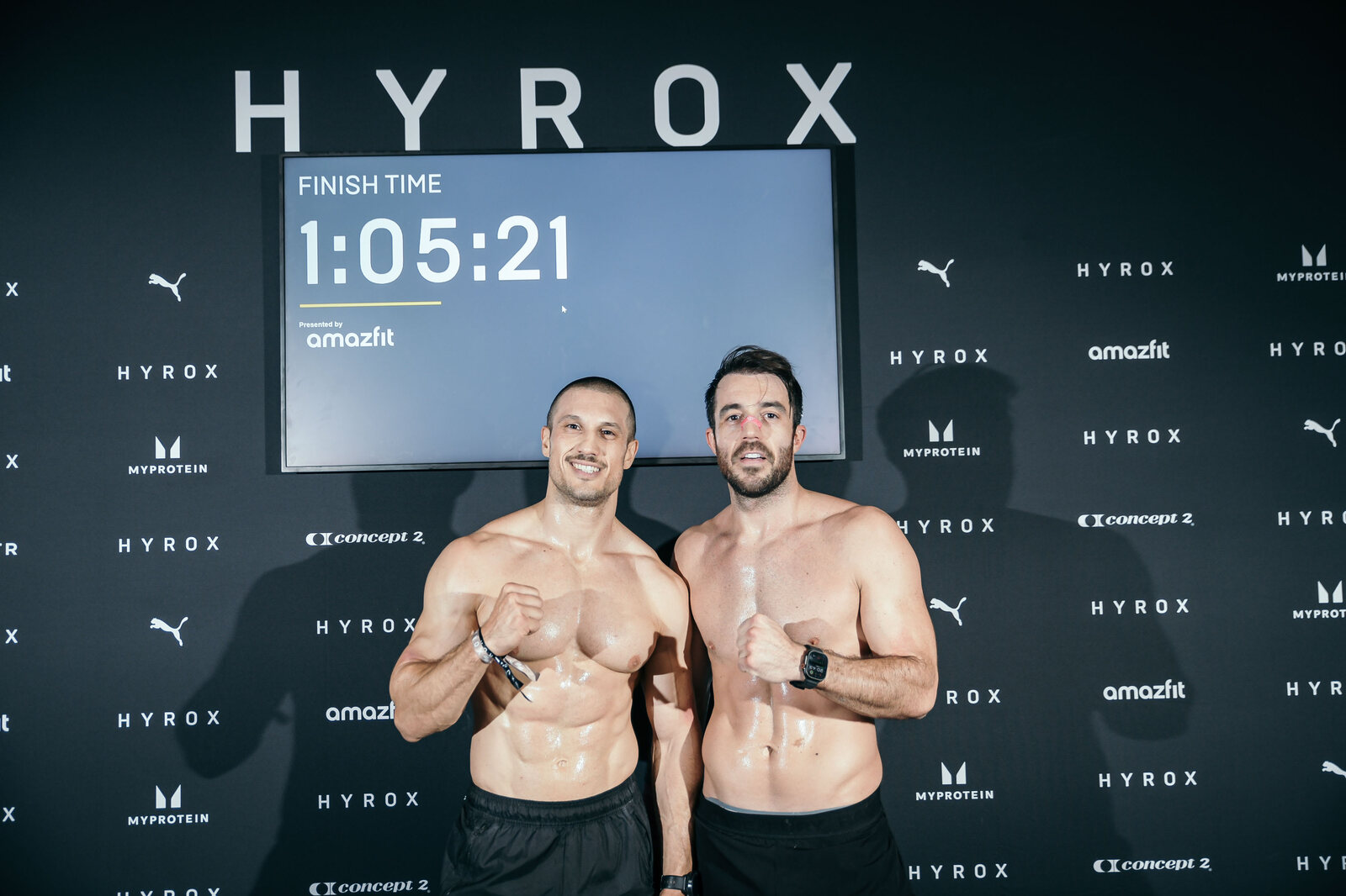 Résultat final Hyrox Paris, 1h05
