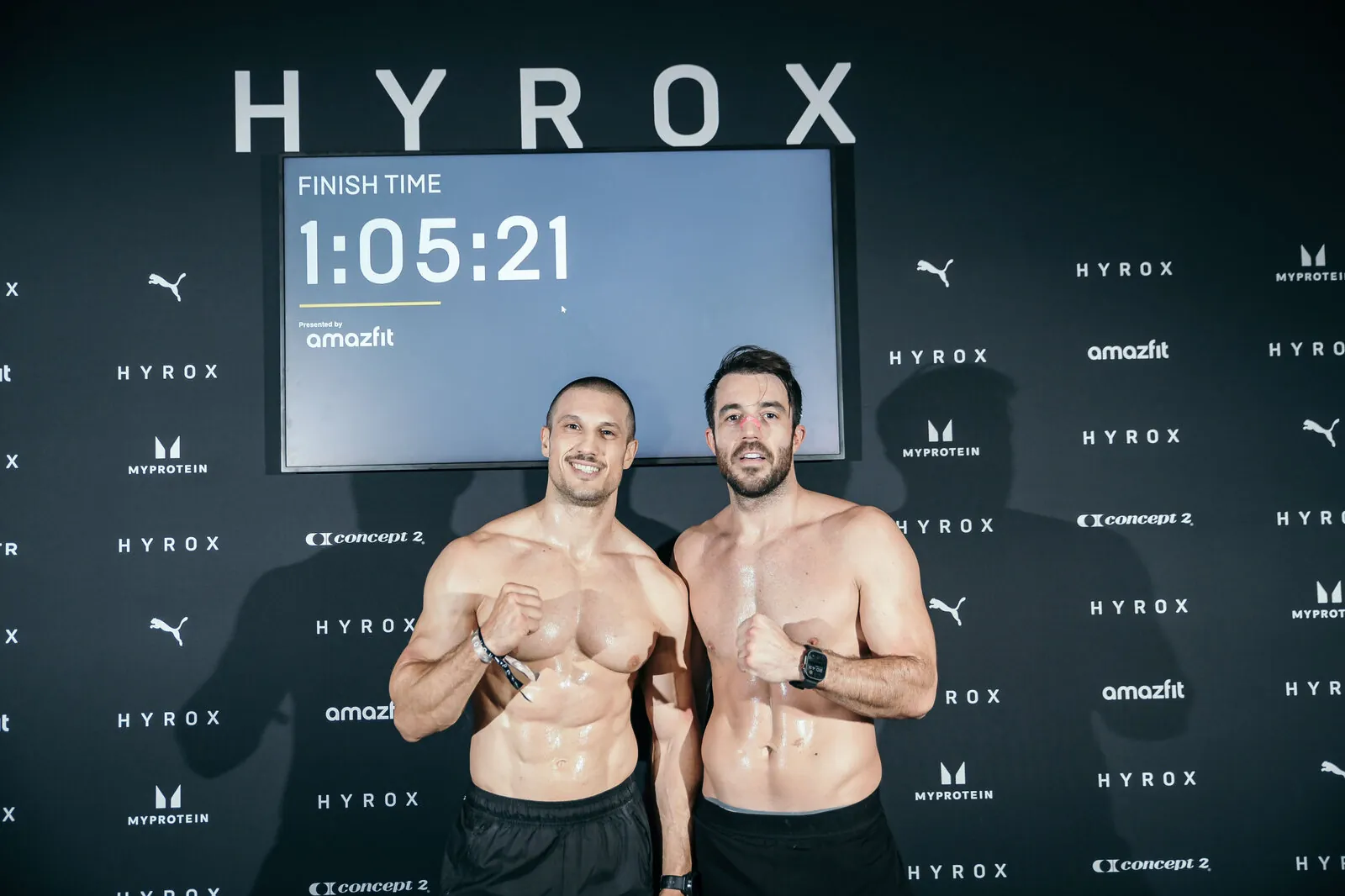 Résultat final Hyrox Paris, 1h05