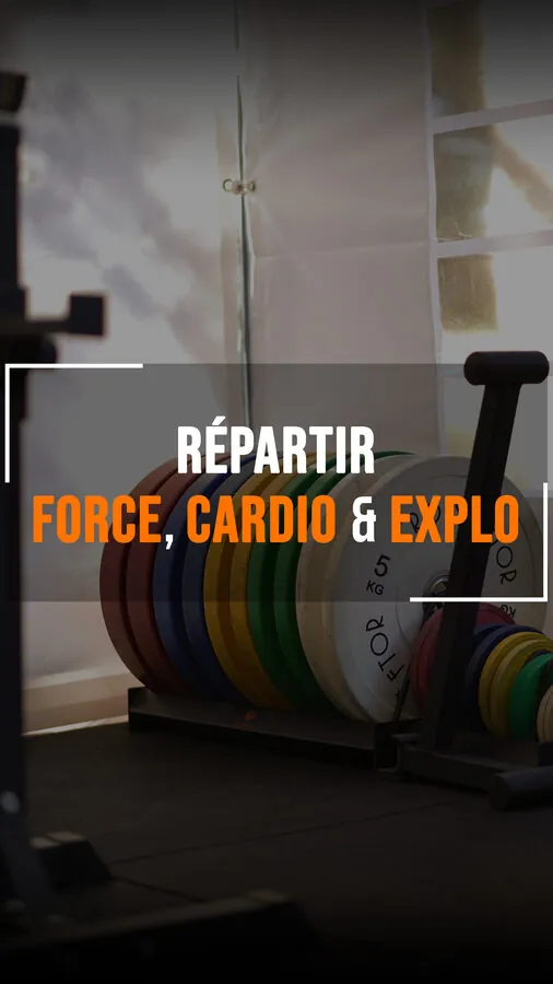 Publication Instagram — Répartir force, cardio et explosivité