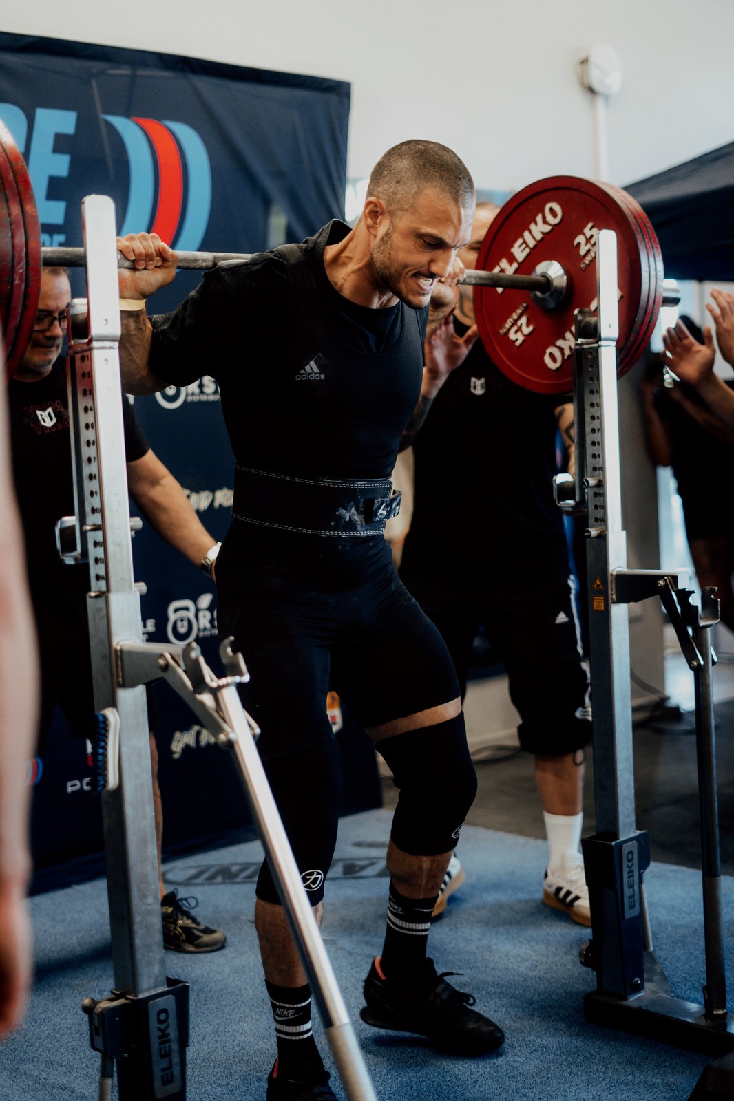 Squat en compétition au Challenge Romuald Buisson