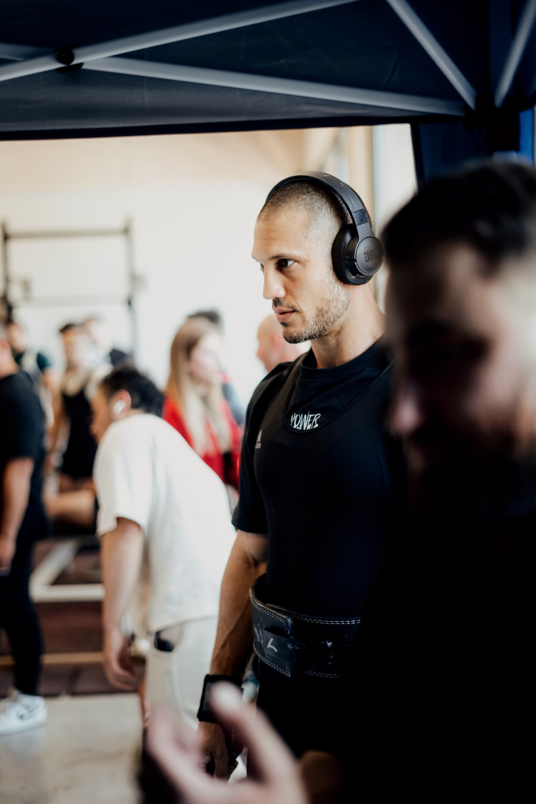 Concentration avant un lift au Challenge Romuald Buisson